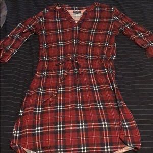 Lily rose flannel dress
